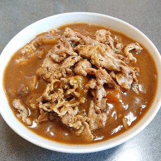 レトルトで作る☆カレー豚丼